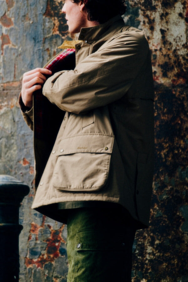 Barbour x Baracuta übergroße Bedale Jacke mit lässigem Stil