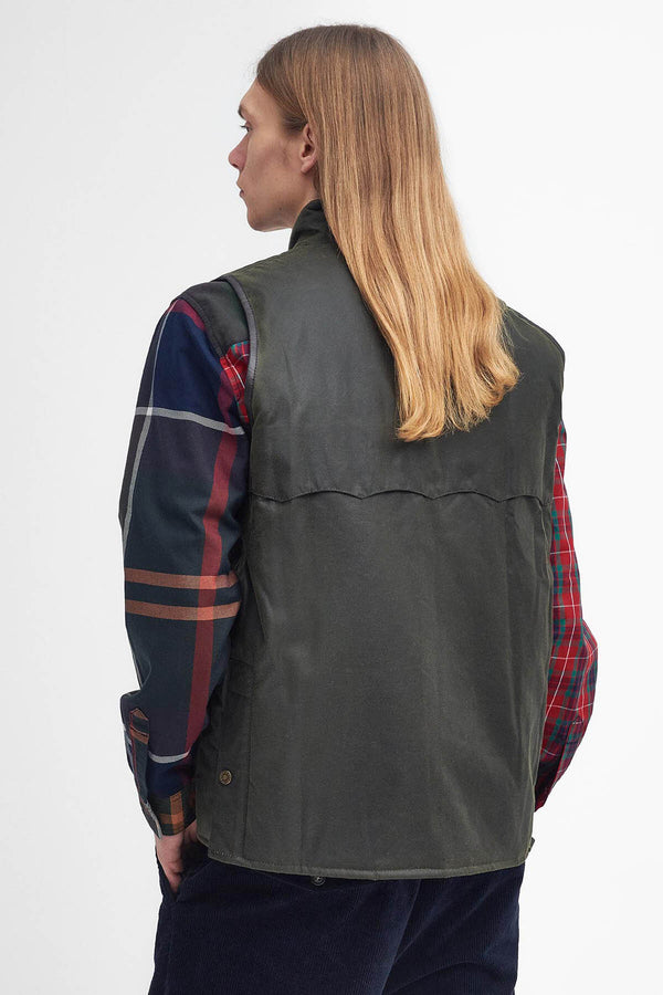 Gilet cerato oversize Barbour x Baracuta