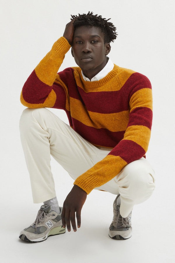 Shetland Stripes Crew Neck